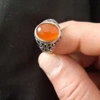 انگشترعقیق نقره