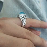 انگشتر نقره مردانه 925 خوش دست
