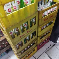جعبه نوشابه با شیشه