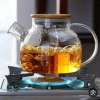 قوری پیرکس درب بامبو