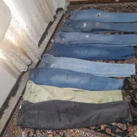 شلوار لی  ۸ عدد نو