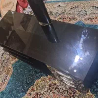 میزتلویزیون شیشه ای مشکی