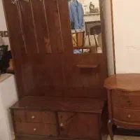 جا لباسی و دراور چوب گردو