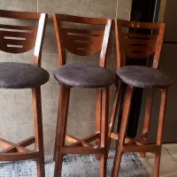سه عدد صندلی کانتر کاملا نو