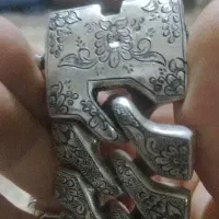 دستبند نقره فوق سنگین