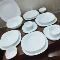 سرویس آرکوپال چهارگوش سغید ساده شیک و خاص آک