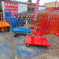 گاری کم جا چهار چرخ دستی تاشو( جمع شو کم جا )