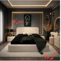 تخت خواب دونفره و سرویس خواب دونفره کد مدل ۱۱۰
