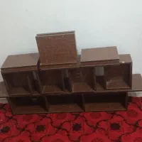 زیر تلویزیون آم دی آف دیواری با 8تیکه باکس