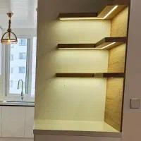 طبقات دکوراتیو با لاین نوری