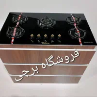 اجاق گاز m3 کشویی شیشه استیل۲۰۲۷ کد۲