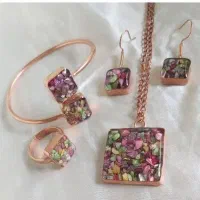 سرویس کامل مسی رزینی با خرده سنگ