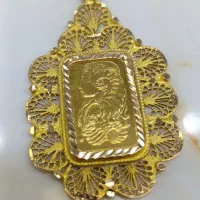 پلاک طلای رخ