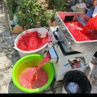 آب گوجه گیری با دستگاه به روز  و بهداشتی