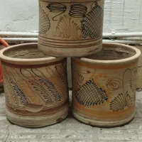 گلدان  سفالی