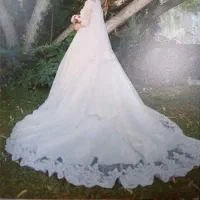 لباس عروس دنباله دار