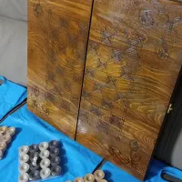 تخته نرد حکاکی شده