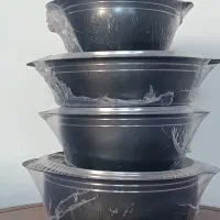 سرویس های قابلمه تفلون و چدن گرانیت کاملا آکبند