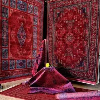 فرش طرح سال بافت ظریف نخ اکرولیک / قیمت تولید