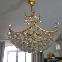 لوستر کریستالی سالم و تمیز