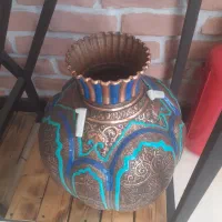 دوعدد گلدان بزرگ نو