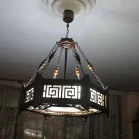 لوستر چوبی|لوستر و چراغ آویز|کرمانشاه, |دیوار