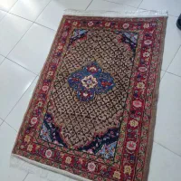 قالیچه دستباف زرنیم یک در یک و نیم