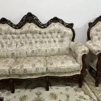 فروش مبل سلطنتی 9 نفره در حد نو
