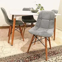میز و صندلی مانلیا پارچه ترک مدرن کم جا