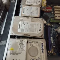 کیس hp حرفه ای *دسته بازی*هارد 500*کارت گرافیک‌