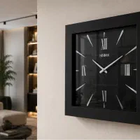 ساعت دیواری لوکس چوبی نوراکس (کد تخفیف)