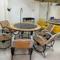 میز صندلی باغی الاچیق چتر باغی سایبان
