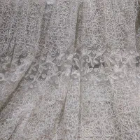 پرده کنف بافت زری دار