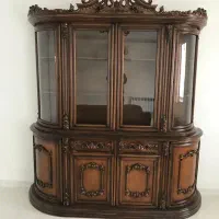 بوفه منبت کاری چوبی