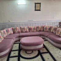 مبل ال تمیز 11 نفره با میزعسلی ویه تخت