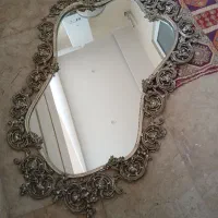 اینه و شمعدان آلیاژ برنز