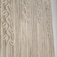 پرده لوستر و دیوار کوب  مکرومه