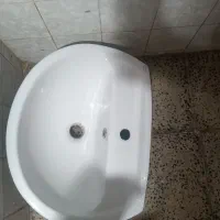 سنگ دستشویی با روشویی طرح صدفی