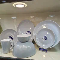 سرویس ۲۶ پارچه دیوالی طوسی فرانسه