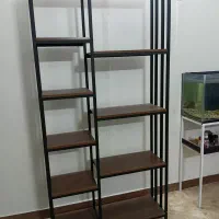 قفسه فلزی چوبی