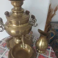 سماور زغالی مارک دار قدیمی