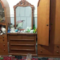 کمد و جا کفشی  چوبی بفروش می‌رسد