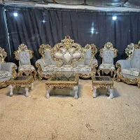 مبل  سلطنتی همراه میز عسلی //