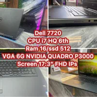لپتاپDELL 7720گرافیک6Gبسیار قدرتمند ‌مناسب مهندسی