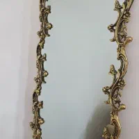 آینه شمعدان برنز سیاه قلم