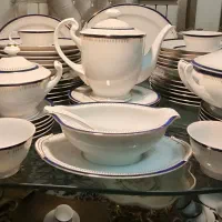 سرویس چینی12نفر کلکسیونی غذاخوری ساخت ژاپن جهیزیه