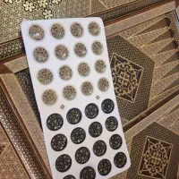 میز شطرنج و تخته نرد خاتم‌کاری دست‌ساز و کلکسیونی
