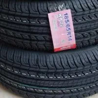 دو حلقه لاستیک کویر تایر سایز ۱۸۵ رینگ ۱۴