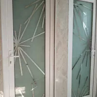 درب آکاردونی ضد سرقت اتاقی در و پنجره uPVC
