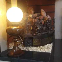 چراغ گردسوز چوبی برقی